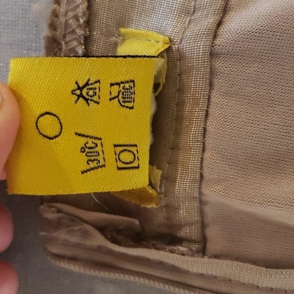 DAISY Y2K medium mini dress tan tube style with texture - Picture 5 of 5